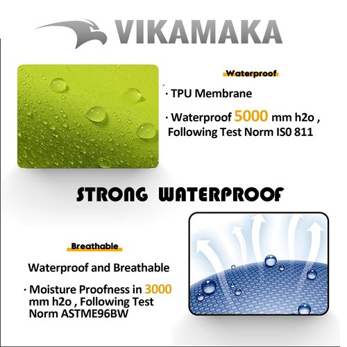 VIKAMAKA Waterproof Rain Suit for Men,Lightweight Rain Jackets and Pants Portable Reflective for Motorcycle Cycling Rain Gear