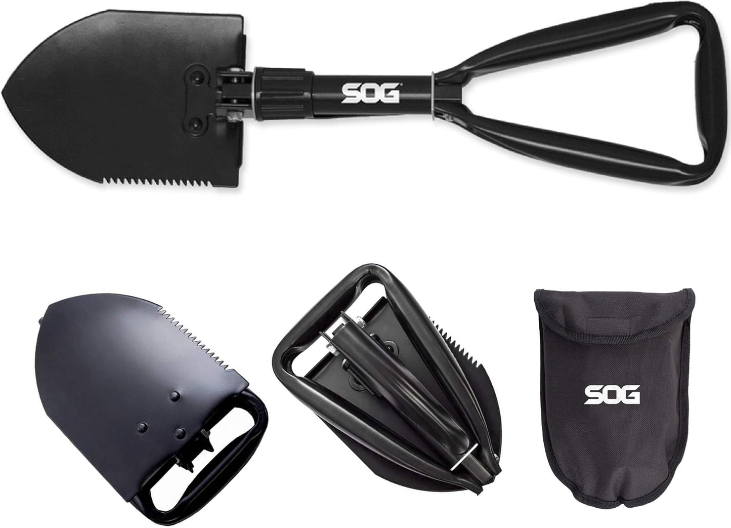 Survival Hawk Tactical Hatchet - Multi-Purpose Outdoor Tool with Fire Starter & Paracord Handle (SK1001-CP), Black