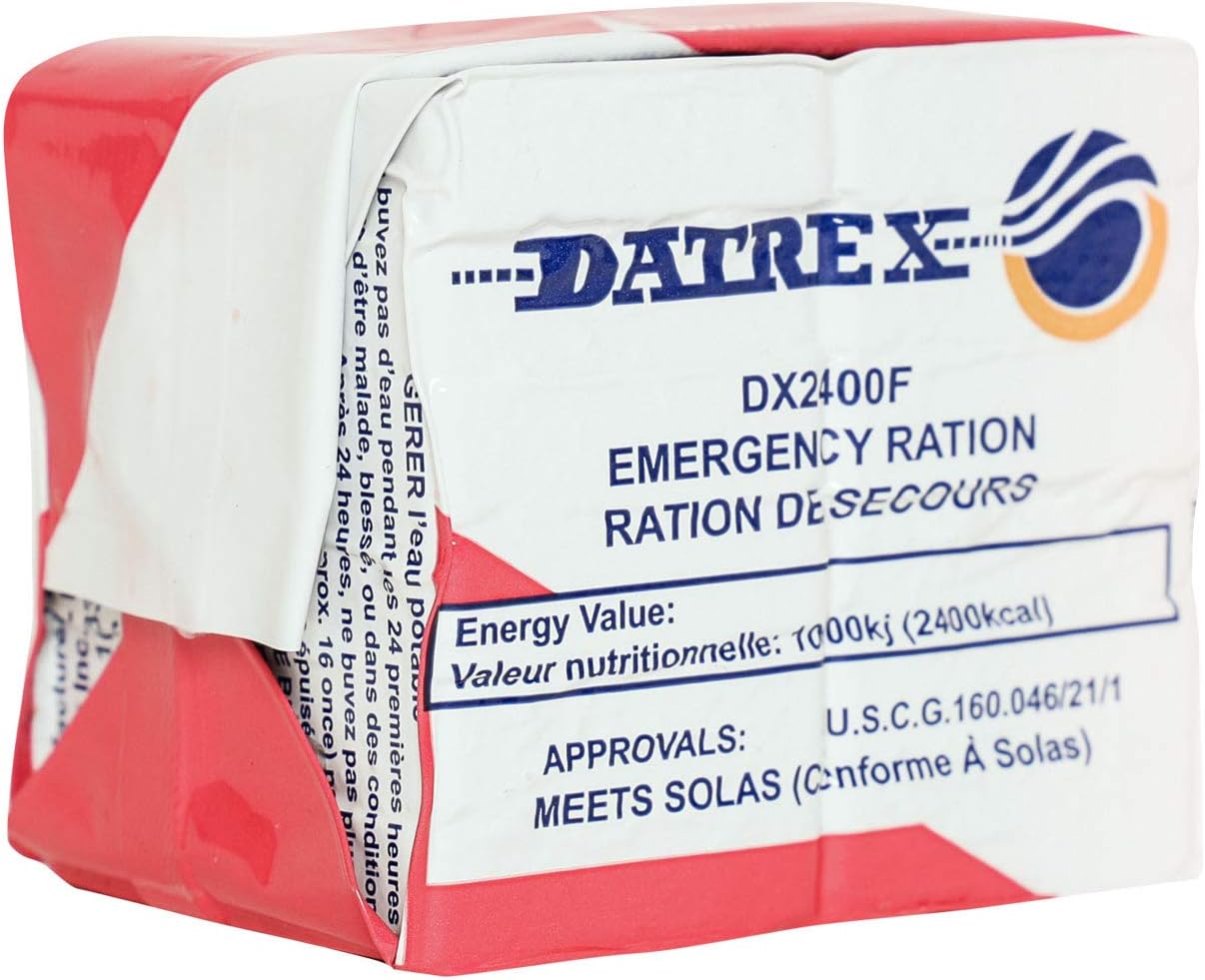 Emergency Food Ration Bars for Disaster or Survival, 2400 Calories per Pack of 12 Bars