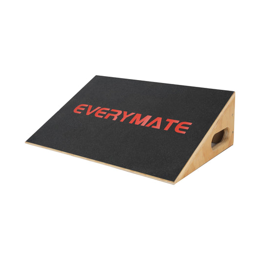 EVERYMATE Slant Board Calf Stretcher, Non-Slip Heel Elevated Squat Wedge Block for Weightlifting and Calf Stretching, Knees Over Toes Equipment 1000LB