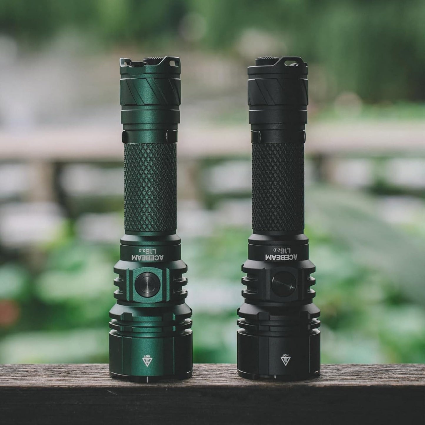 ACEBEAM L16 2.0 Rechargeable Tactical Flashlight with Clip and Holster, 2100 High Lumens LED Flashlight with Dual Switch, 733 Yards Long Throw Flashlight