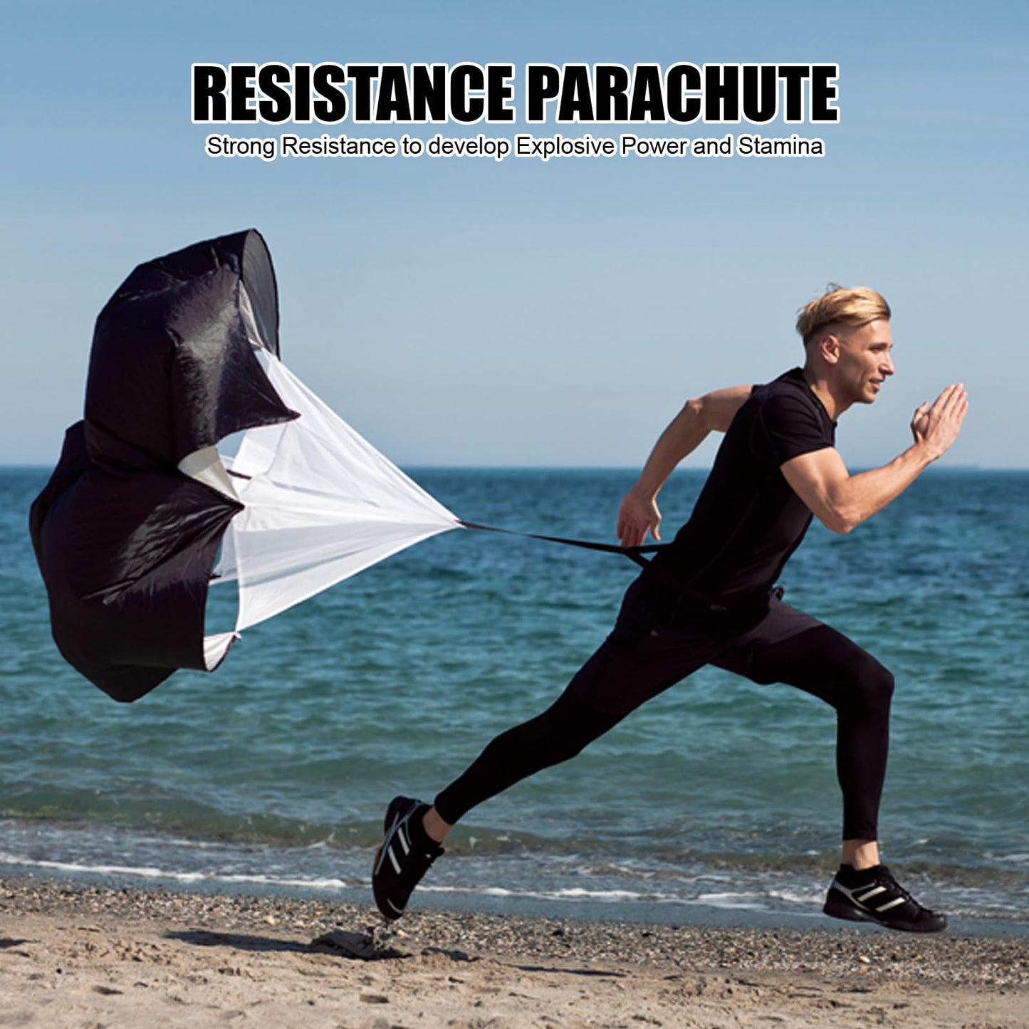 Agility Ladder, Speed Training Equipment Set, 20ft 12-Step Agility Ladder with 4 Fixed Steel Spikes, 5 Resistance Bands, 12 Football Cones, Jump Rope, Running Resistance Umbrella for Kids Teens Adults