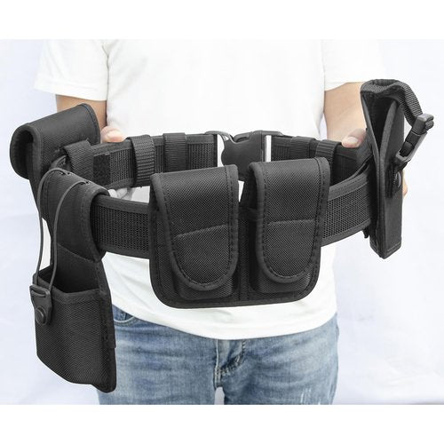 ZGJINLONG Duty Belt Rig police Tactical Utility Guard Modular Law Enforcement cinturon spy defense batman Military Equipment System Pouches Kit Belt
