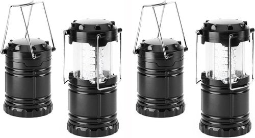 Elevon Ultra Bright LED Collapsible Water Resistant Camping Lantern Flashlights