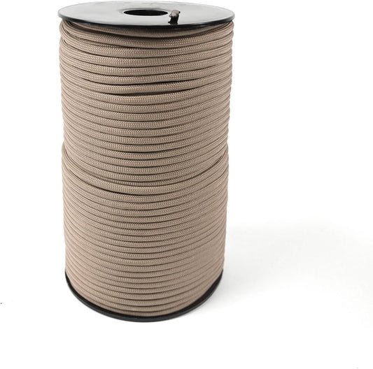 Paracord 550 Rope 100 Feet 5/32 Inch 7 Strand Type III Nylon Rope Parachute Cord for Survival Gear, Hiking, Camping, and Outdoor Use
