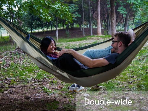 Double Wide Swift Messenger Bag Hammock - Lightweight & Durable Camping Travel Gear