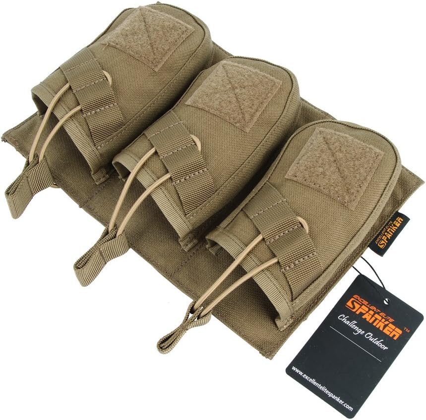 EXCELLENT ELITE SPANKER Single/Double/Triple Open Top Molle Mag Pouch AK Magazine Pouch for AK47 AK74 AR-15 Pmags Magazine
