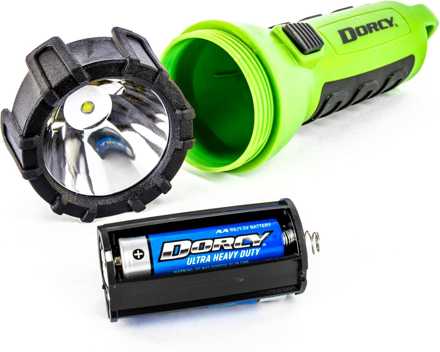 Dorcy 55 Lumen Floating Water Resistant LED Flashlight with Carabineer Clip, Pink ( 41-2509)