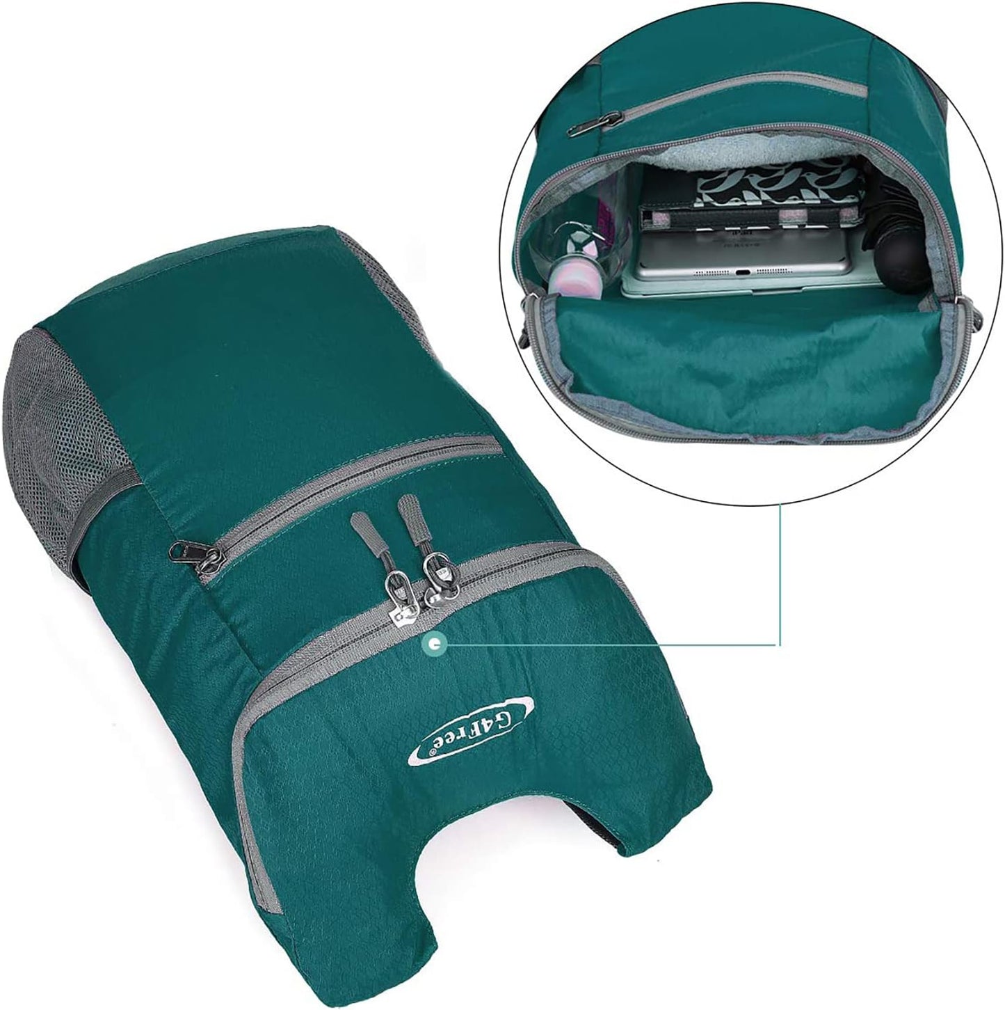 G4Free Lightweight Packable Hiking Backpack for Men Women Small Hiking Daypacks Foldable Shoulder Pack Casual Outdoor Bag 11L