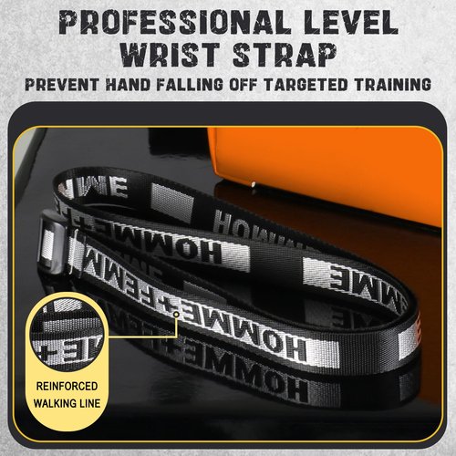 HUCOVIN Arm Wrestling Battle Table with Wrist Strap Arm Strength Training Equipment for Home Gym Office Club (Black & Orange)