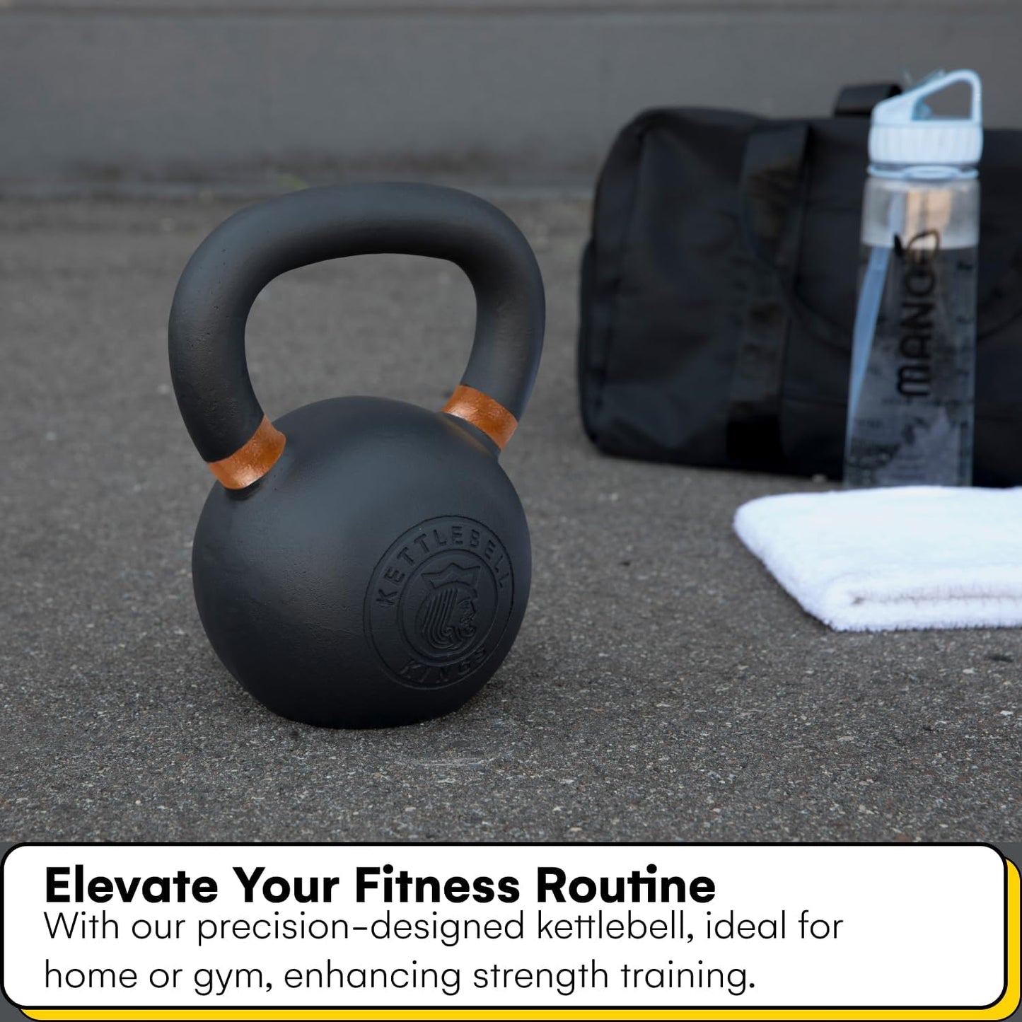 Powder Coated Kettlebells Set (9-97 lb) - Strength Training Weights for Home Gym