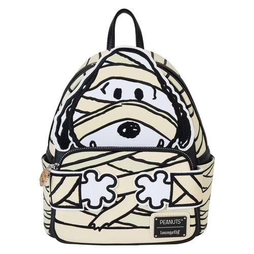 Loungefly Peanuts Snoopy Mummy Glow Mini Backpack