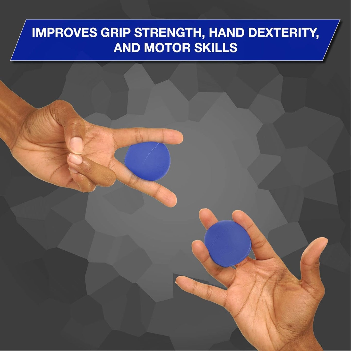 THERABAND Hand Exerciser, Ball For Hand, Wrist, Finger, Forearm, Grip Strengthening & Therapy, Squeeze Ball to Increase Hand Flexibility & Relieve Joint Pain, Red, Soft, Beginner