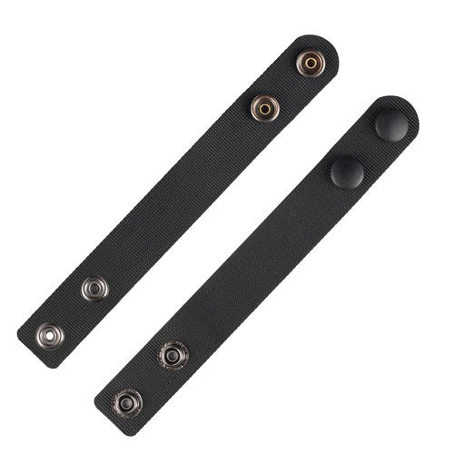 TACNEX 2" Duty Belt Keepers w/Double Snaps for Utility Belt Loop Stays Heavy Duty Nylon Tactical Underbelt Holder Retainer Band