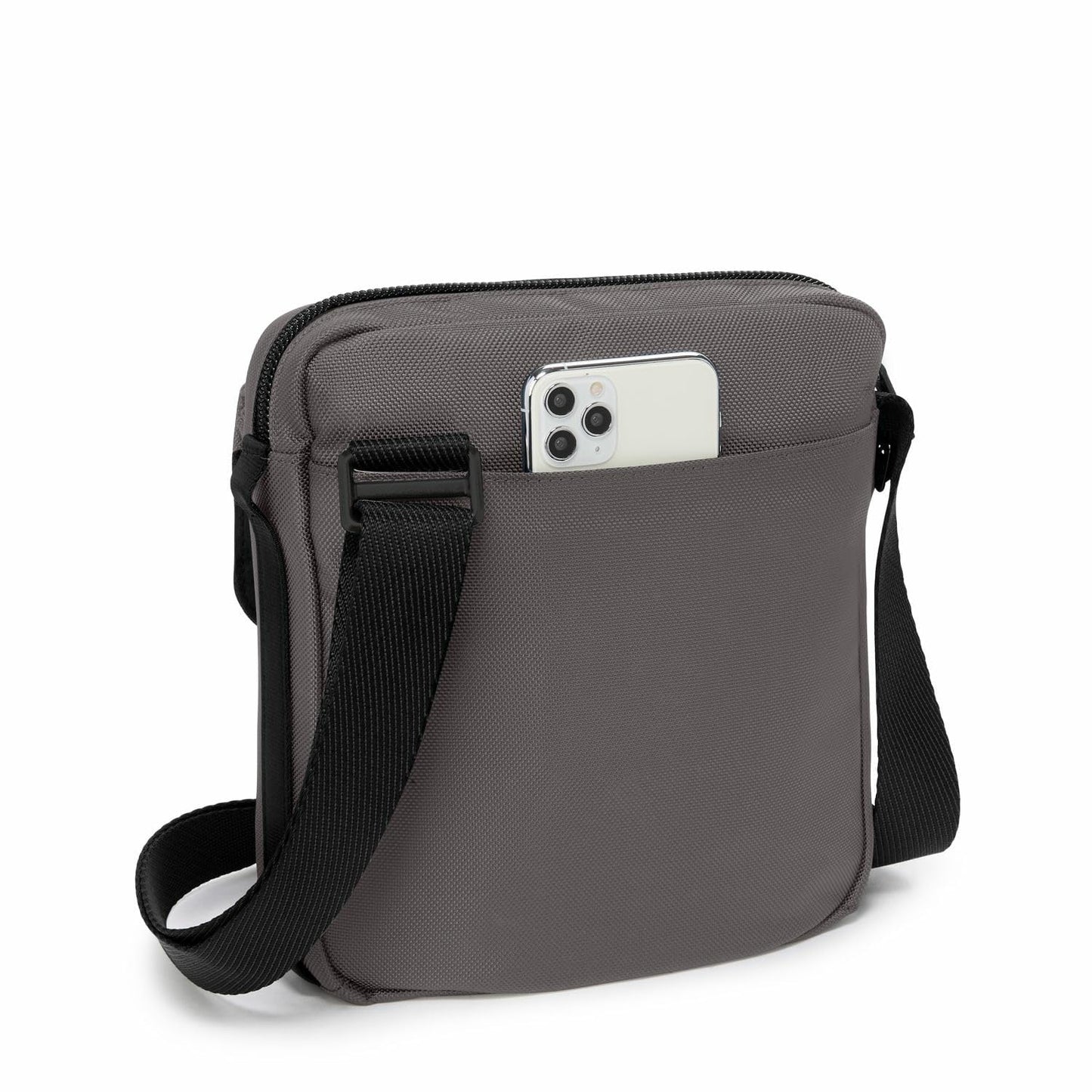 TUMI - Alpha Bravo Junior Crossbody - Premium Crossbody Bag - Small Bag for Everyday or Travel - 9.5" X 8.8" X 2.8" - Charcoal