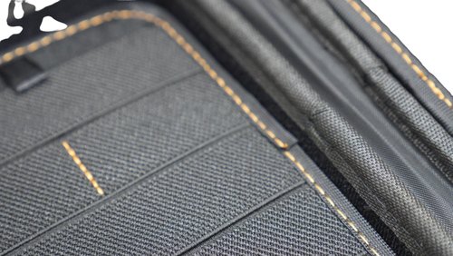 Vault Nano Protective Mini Travel Case in Matte Black, Carbon, Green Carbon, White Carbon, Purple Carbon and Orange Carbonwith Zipper Closure (Orange Carbon)