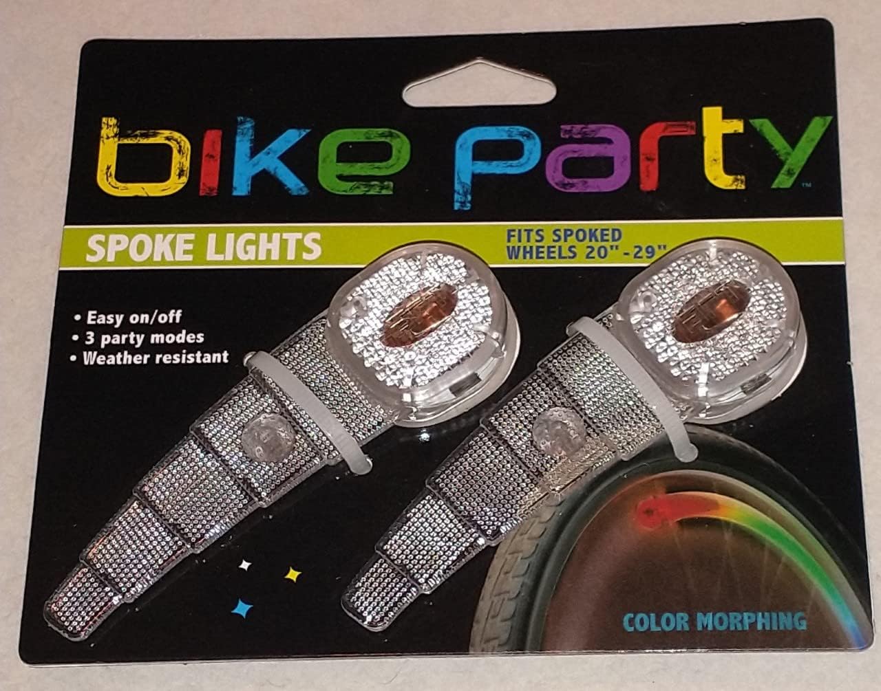 Multicolor Spoke Light Set, Clear