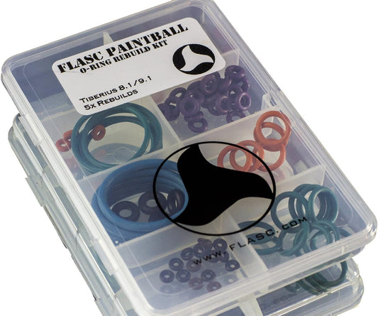 Tiberius 8.1/9.1 5X Color Coded Paintball o-Ring Rebuild kit