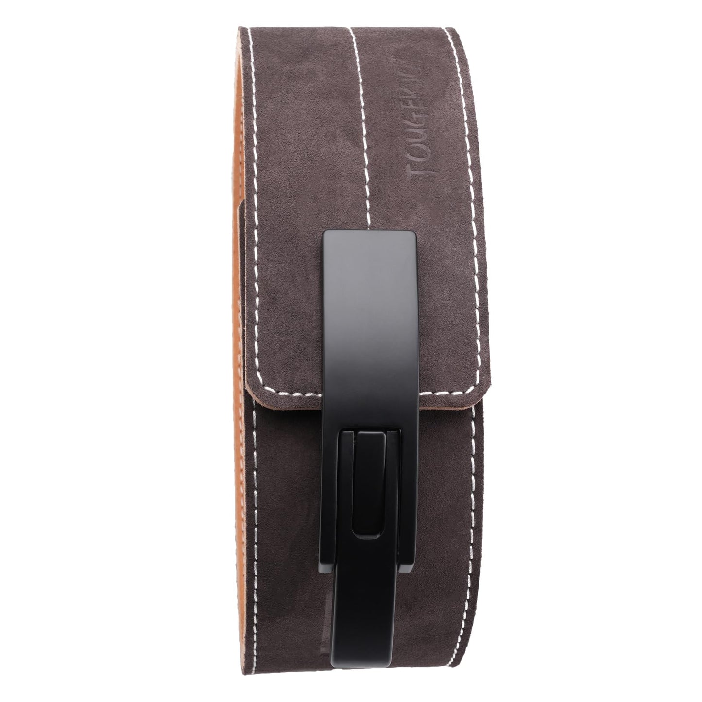 TOUGERJOY 10MM Weight Power Lifting Leather Lever Pro Belt Gym Training Black-Weightlifting Belt for Men and Women – Support Back and Core During Heavy Powerlifting Deadlifts and Squats