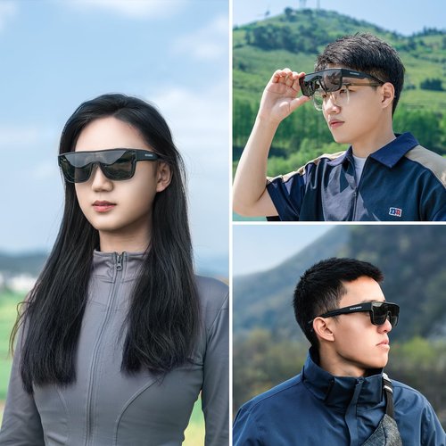 ROCKBROS Polarized Fit Over Glasses Sunglasses for Men Women,Wrap Around Sunglasses 100% UV400 Protection for Driving