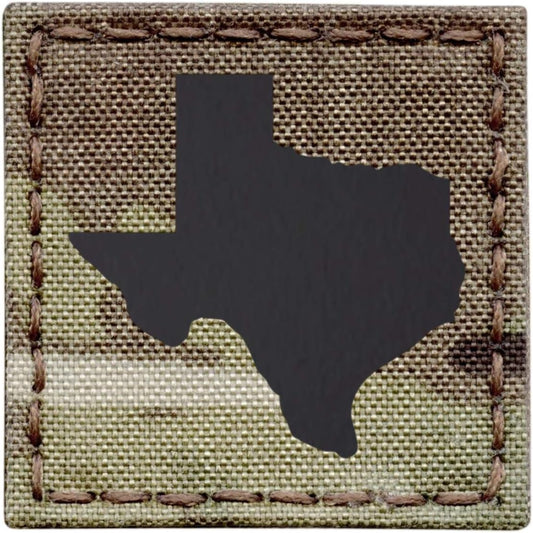 Texas Infrared IR 2x2 Lone Star Tactical Morale Hook Patch (Multicam)