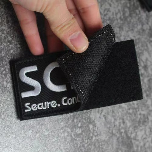Reflective SCP MTF Patch,Special Containment Procedures Foundation Logo 3D,Embroidered Tactical Morale Military Patches Hook and Loop (2PCS D)