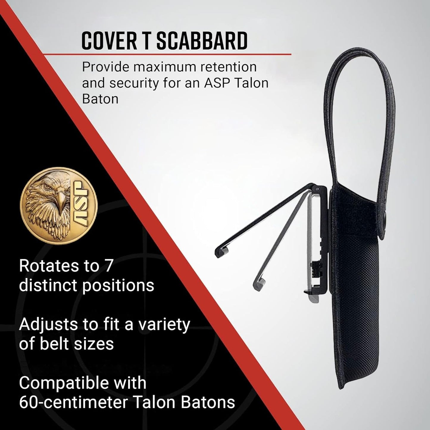 ASP Law Enforcement Covered Scabbard, Ballistic, T-Series