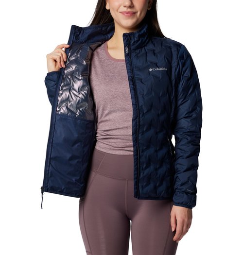 Columbia Women's Delta Ridge II Down Jacket, Collegiate Navy, Medium
