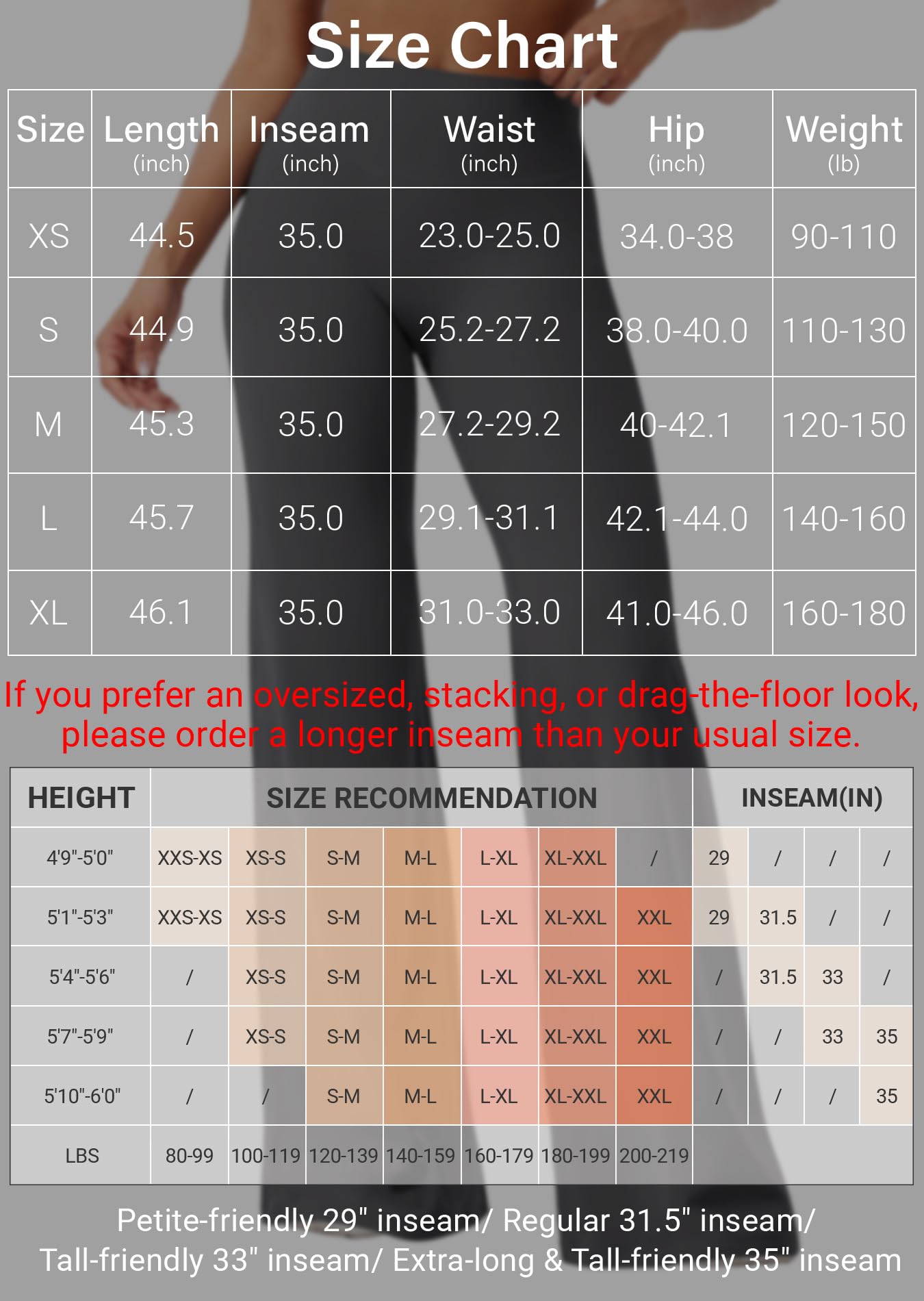 YEOREO Workout Leggings Womens No Front Seam Straight Leggings 35" High Waist Buttery Eddiy Gym Yoga Pants Navy Blue M