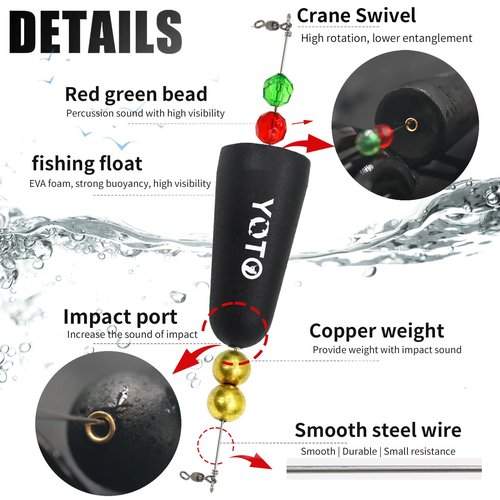 YOTO Snelled Hook Holder Fishing Leader Holder for Organize Snelled Fishing Hooks Rigs Holder Leader Tray Jigs Board