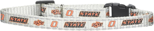 NCAA Oklahoma State Cowboys Cat Collar, 3/8 x 8-12"