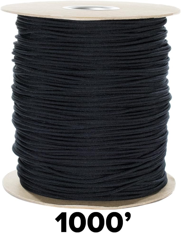 GOLBERG 550lb Parachute Cord Paracord - 100% Nylon Mil-Spec Type III MIL-C-5040-H Paracord