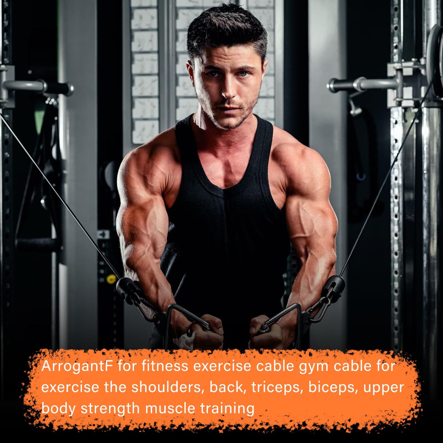 ArrogantF Fitness Cable Compatible with All Total Gym Models 1000, 1500, 2000, 3000, XLS,Fitness Pulley Cable,Workout Cable, Exercise Cable Steel Wire Rope for Cable Machine Home Gym