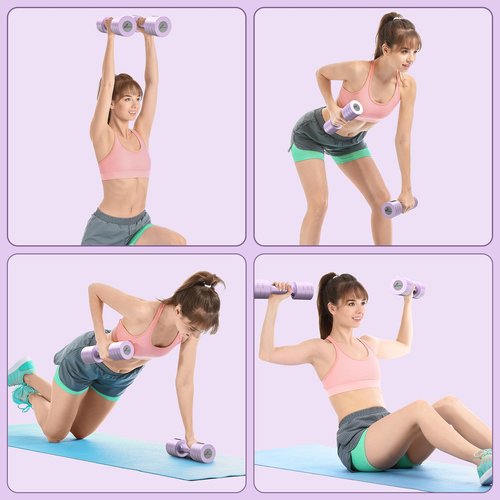 Sportneer Adjustable Ankle Weights with Dumbbells Set