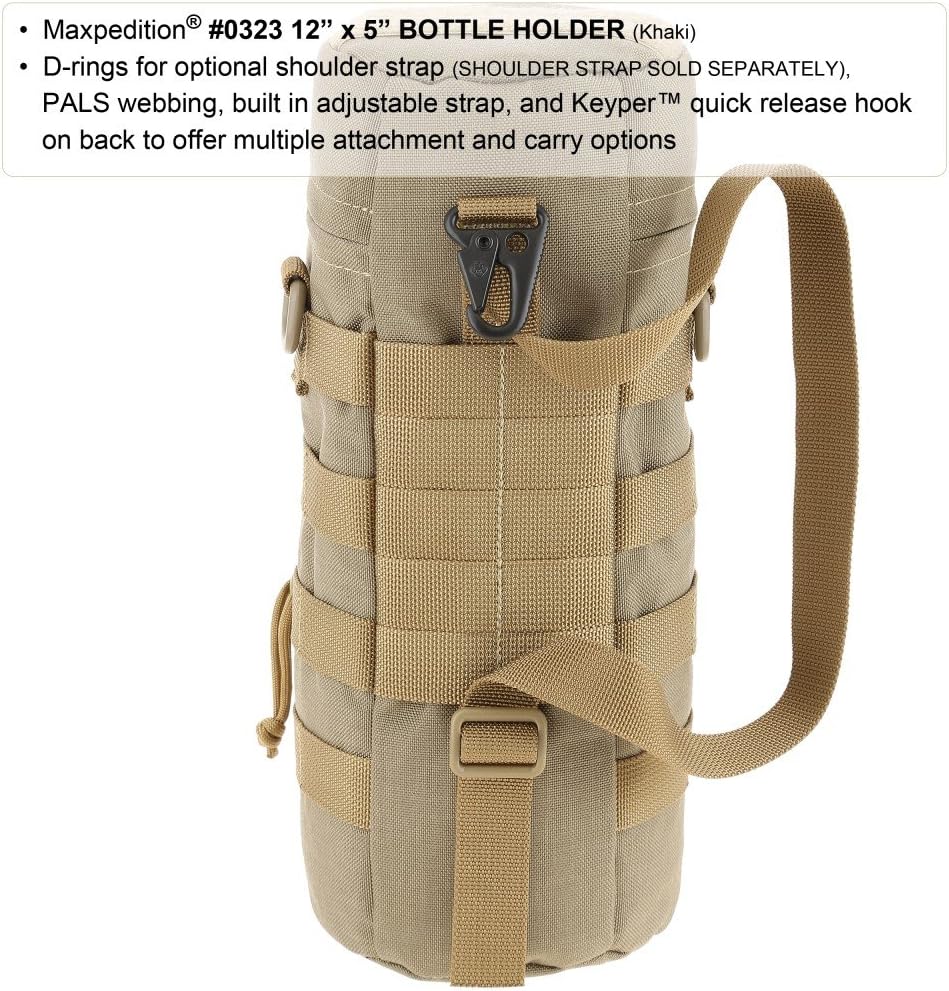 MAXPEDITION 12-Inch X 5-Inch Bottle Holder