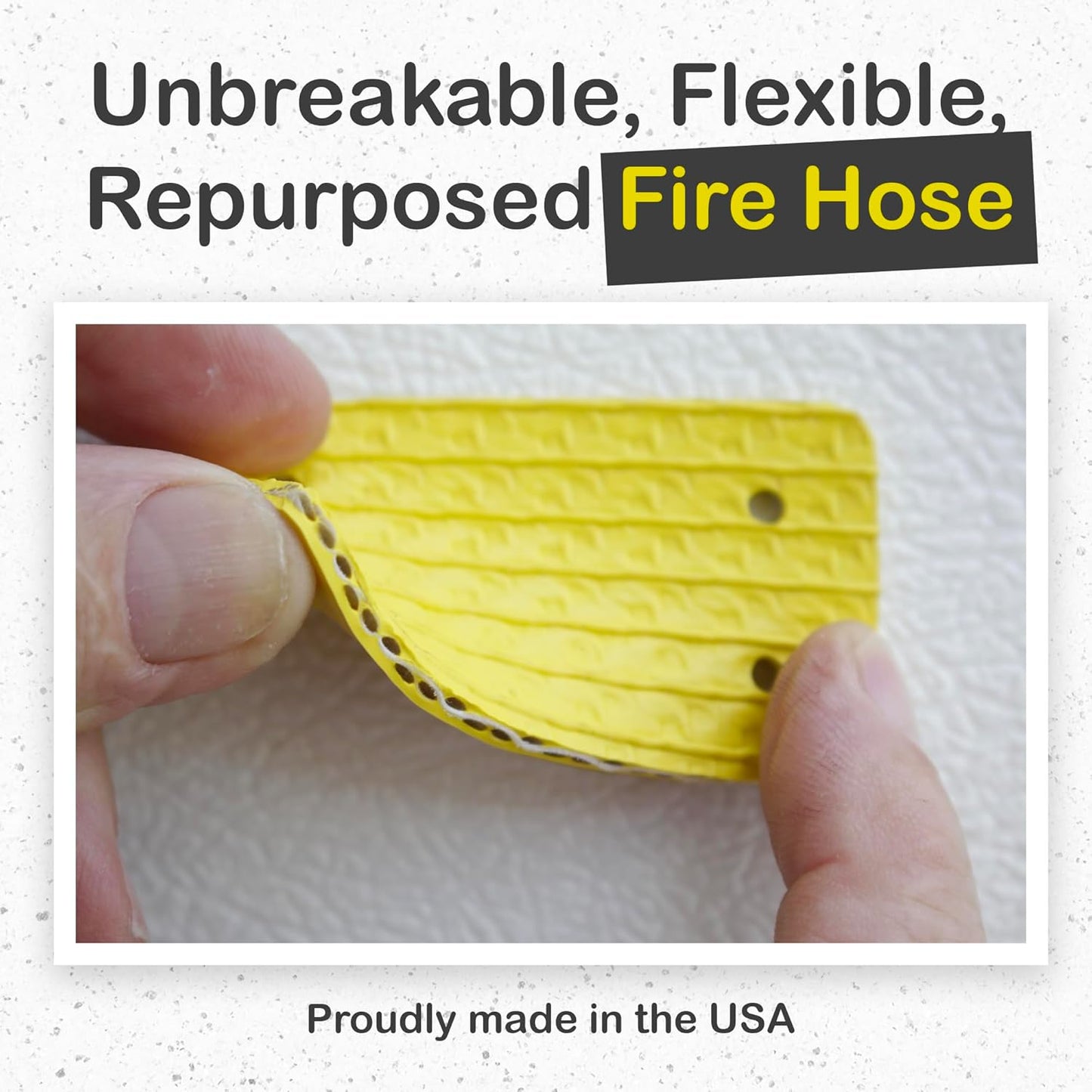 Unbreakable Cooler Hinges - Set of 3 Repurposed Fire Hose Replacement Hinges for Igloo Coolers - Durable, Impact-Resistant, Easy to Install, Includes 12 Screws - Made in The USA
