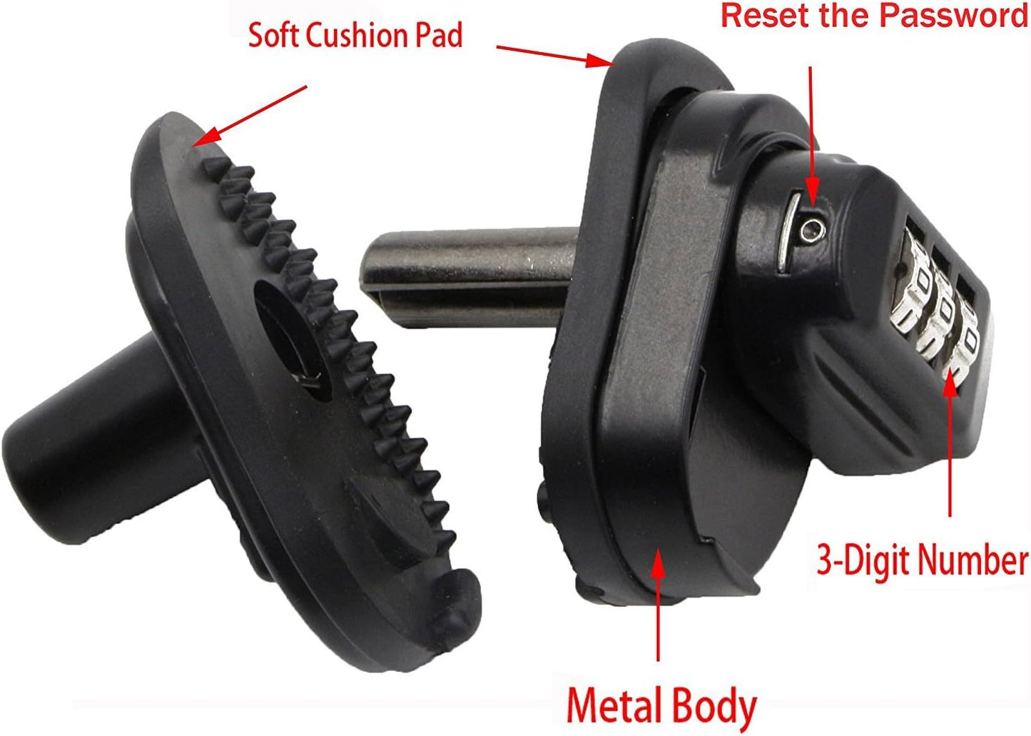 RioRand Trigger Lock 3 Digit Combination Gun Lock Compatible with Pistols Handgun Rifles Bb Gun Shotguns