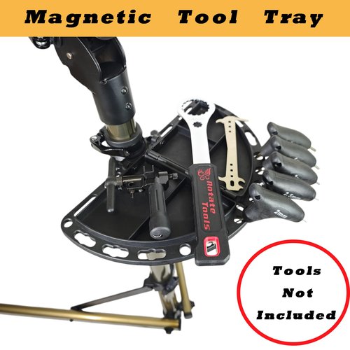 ROTATE TOOLS Bicycle Repair Stands - Adjustable Foldable Bike Workstand - 360° Clamp Rotation - For Mountain or Road Bike Maintenance, RT-100BH