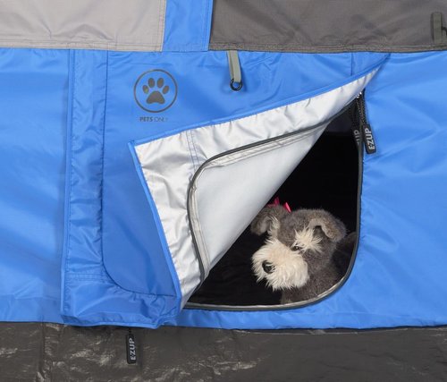 E-Z UP Camping Cube 6.4, Converts 10' Straight Leg Canopy into Camping Tent (Canopy/SHELTER NOT Included), Splash