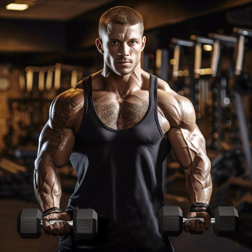 GRETERST Hex Dumbbells Set Rubber Coated Hand Weights Exercise & Fitness for Home Gym Workouts Weight Strength Training, Set of 2, Black, 20LB