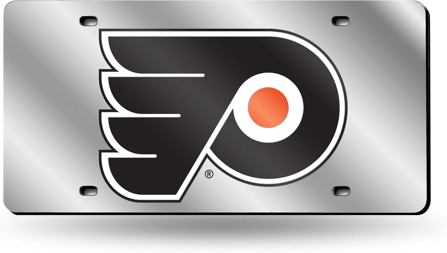 NHL Anaheim Ducks License Plate Tag - Laser Inlaid Metal Car Accessory