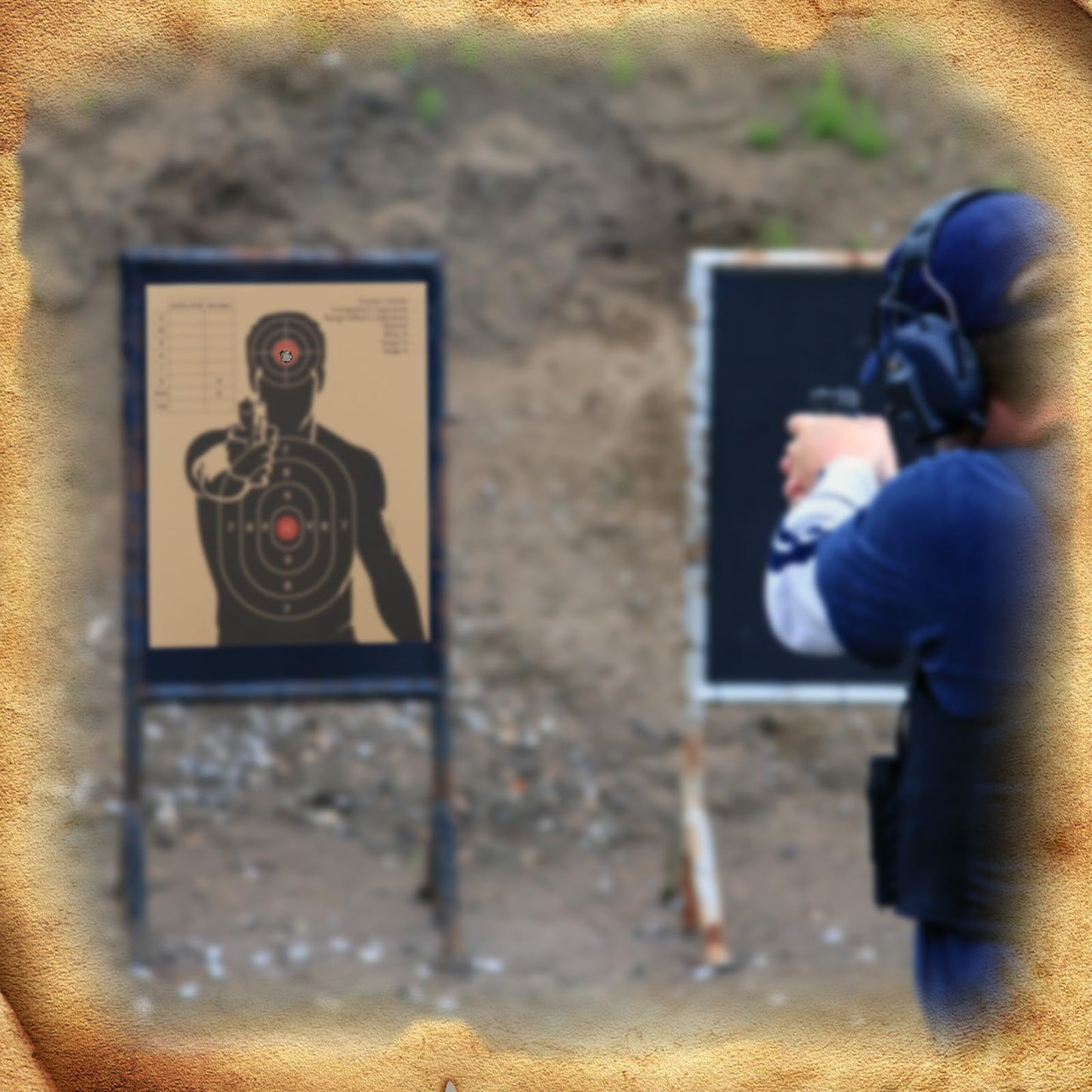 30 Pack Shooting Targets Cardboard, 1/8 Inch Thick Cardboard Targets for Shooting Range Indoor and Outdoor Practice