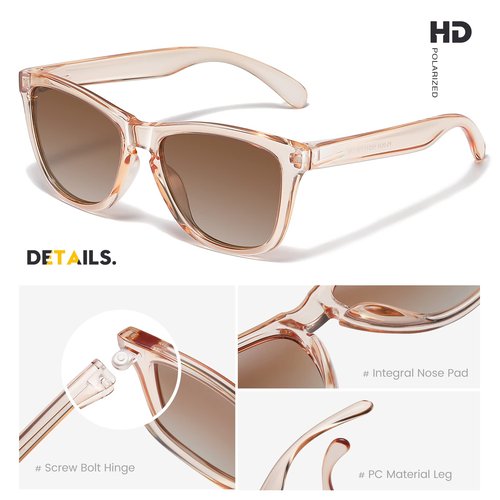 ELITERA Sunglasses Men/Women Polarized Sunglasses for Mens Womens Retro Mirror Lens for Driving Fishing UV400 Protection