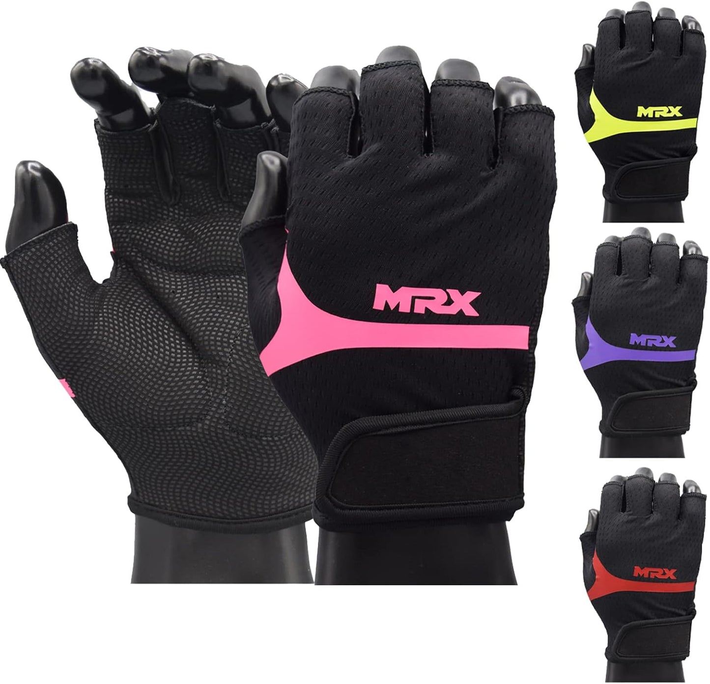 Women's Weight Lifting Gloves - Anti-Slip Padded Fitness Gloves for CrossFit & Training
