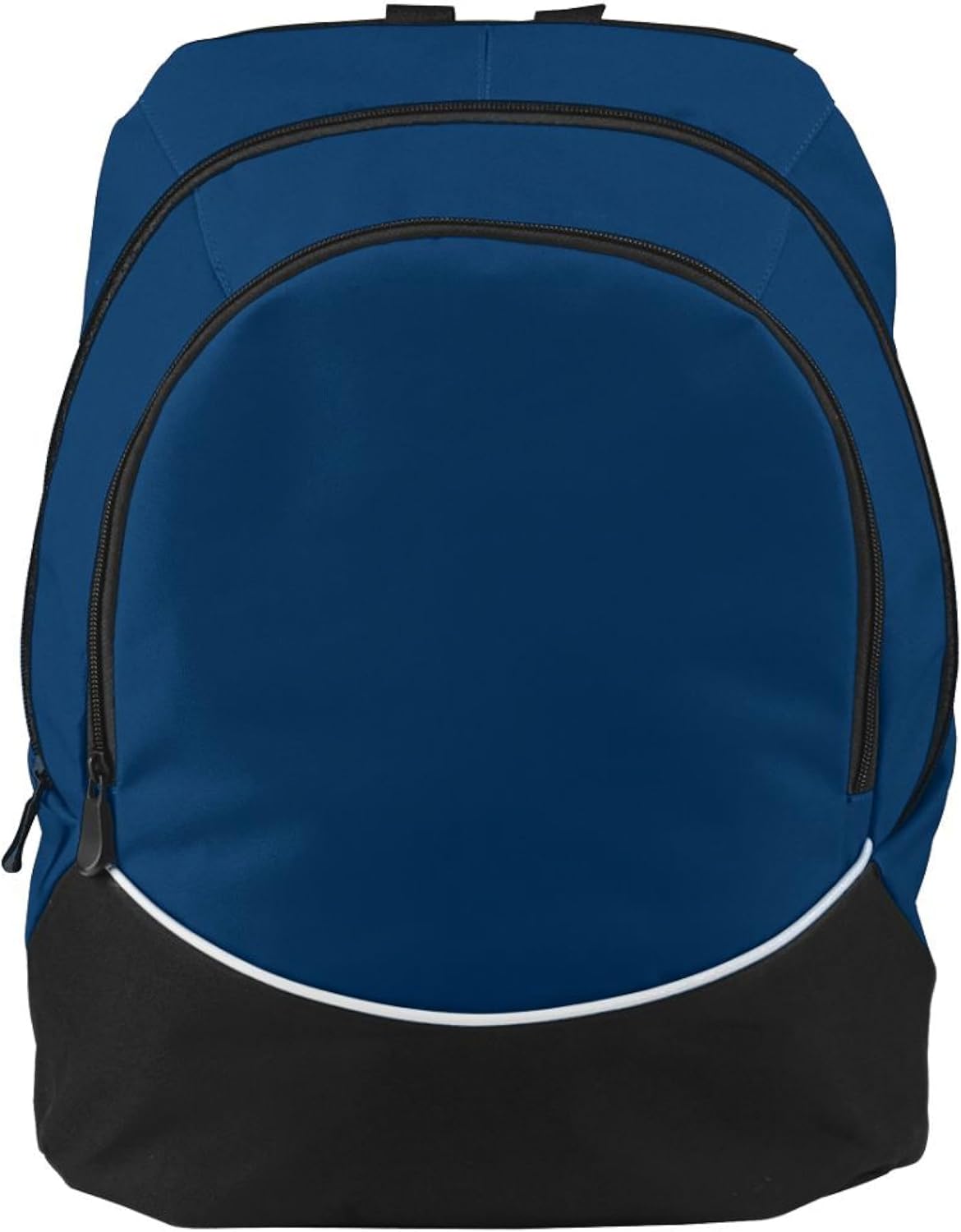 Tri-Color Large Backpack for Sports & Travel - Purple/Black/White by Augusta Sportswear