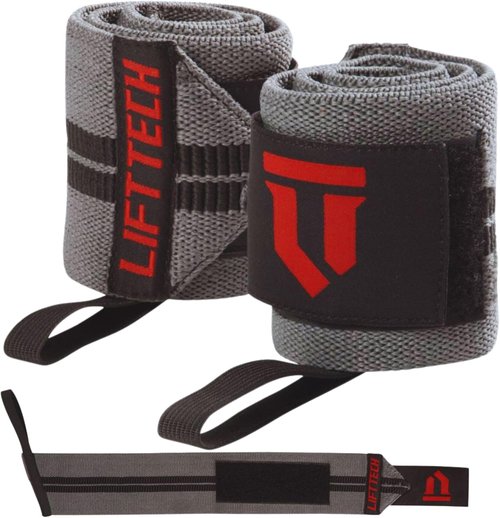 COMP 18'' Wrist Wraps - Wrist Wraps for Weightlifting Men and Women Suitable - Thumb Loop Wrist Straps for Powerlifting, Strength Training, Lifting - Pair of 2
