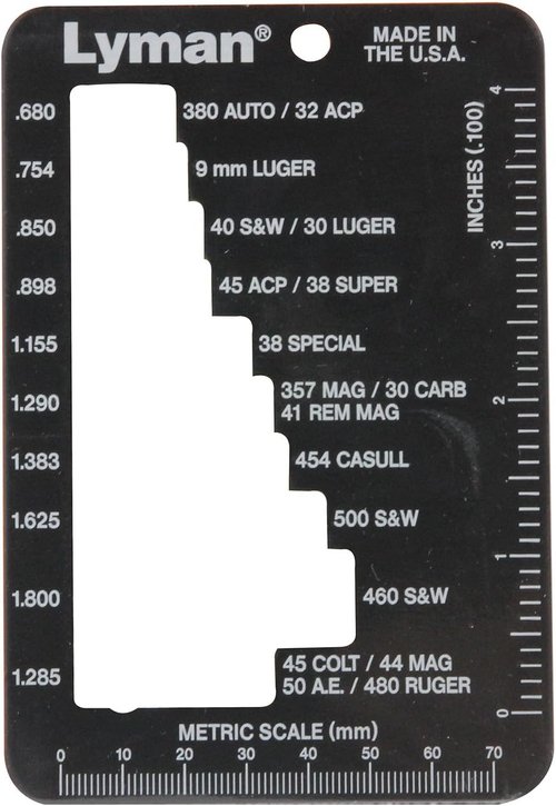 Lyman E-Zee Case Gauge Pistol and Revolver