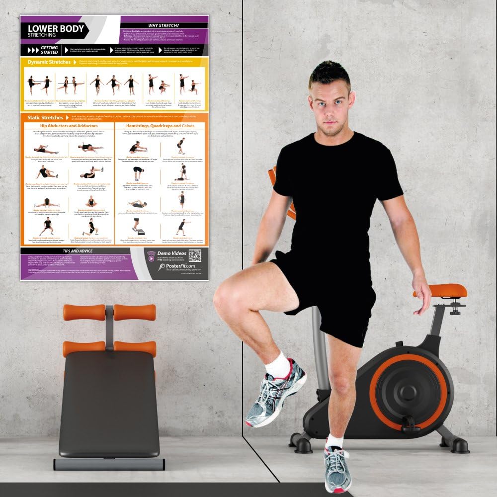 Posterfit Training Zones & Thresholds Poster - EXTRA LARGE - 33 x 23.5 - Laminated - Home & Gym Poster - Includes Online Video Training Support - Exercise Charts