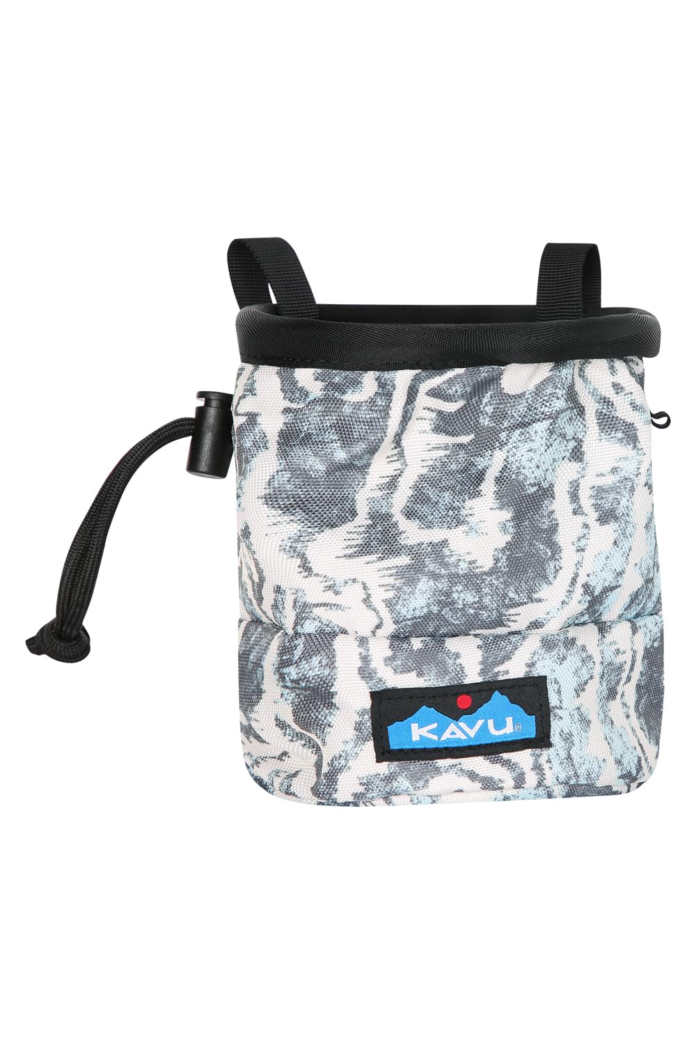 KAVU Peak Seeker Chalk Bag for Rock Climbing, Gymnastics, and Weightlifting - Motion Undertow