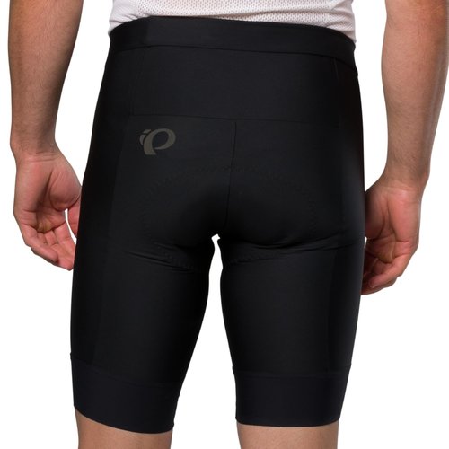PEARL IZUMI Men's Biker Shorts Cycling Shorts 10.5" Attack Cycling Shorts, Breathable with Reflective Fabric. Black